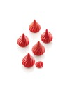 Moule silicone 5 sphères torsadées