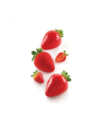 Moule silicone 5 fraises