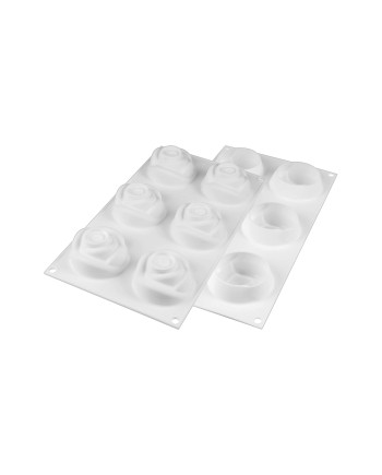 Moules silicone 6 roses