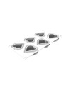 Moule silicone 6 coeurs heartix
