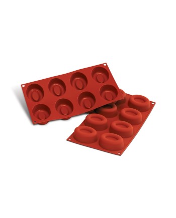 Moule silicone savarins ovales