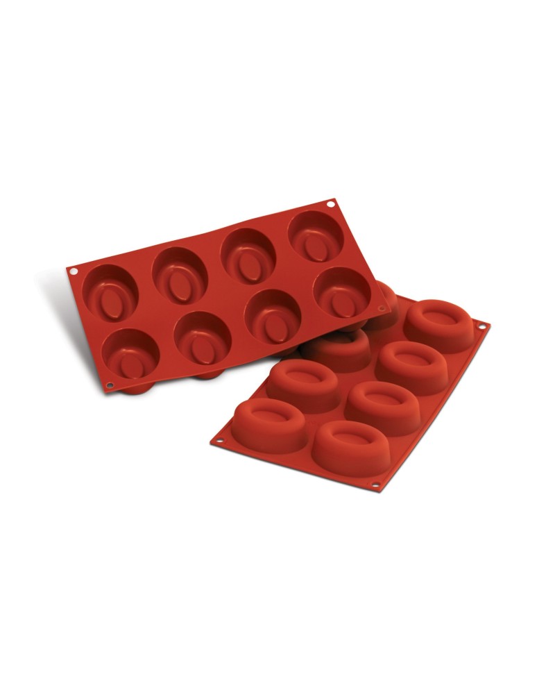Moule silicone savarins ovales