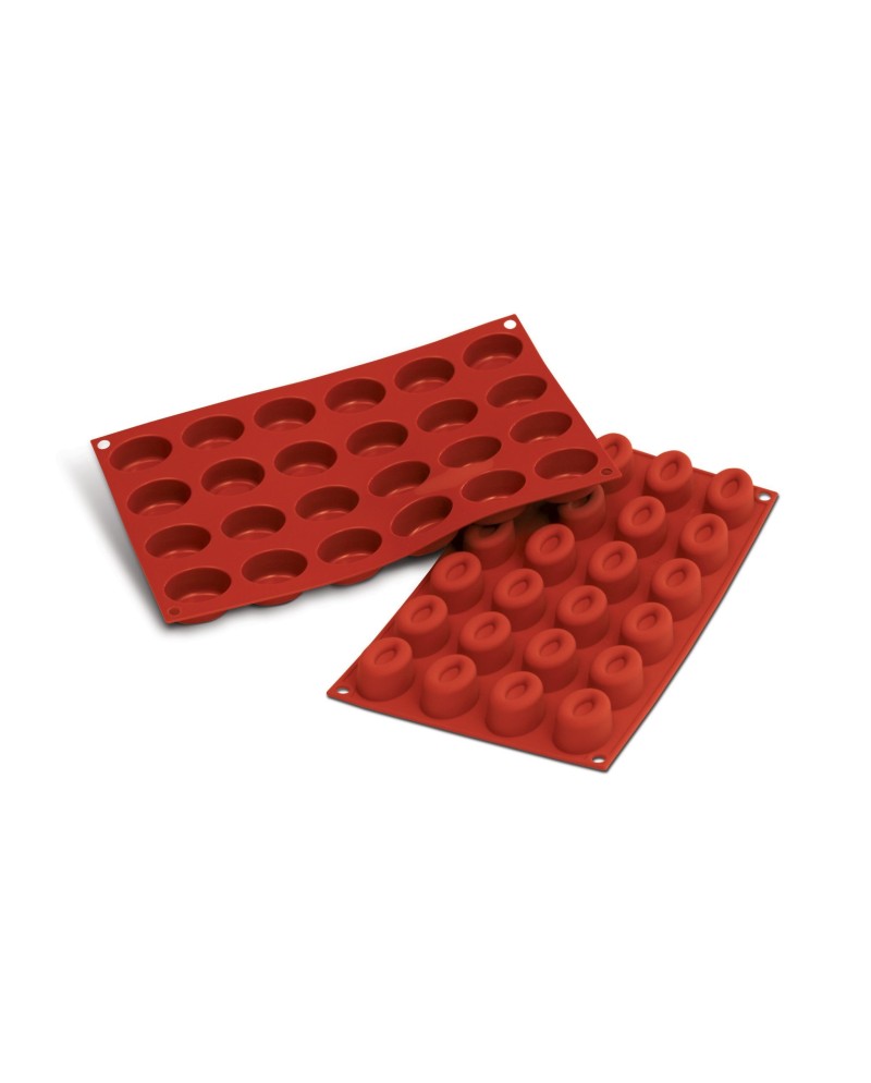 Moule silicone savarins ovales