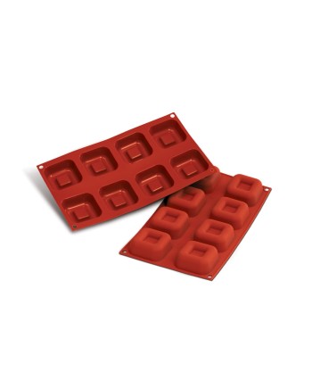 Moule silicone savarin carrés