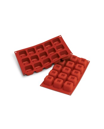 Moule silicone savarin carrés - photo 2