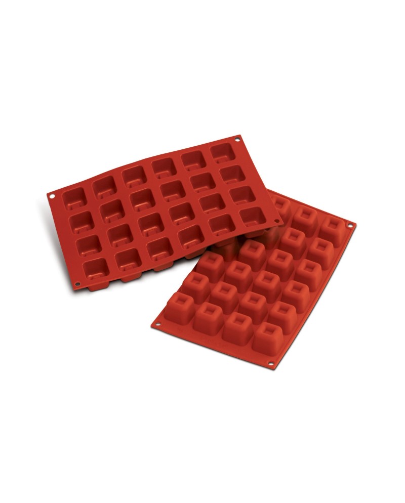 Moule silicone savarin carrés